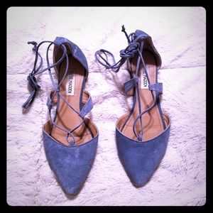 Steve Madden Blue Flats